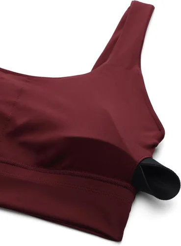 Vista 91 de CRZ YOGA Butterluxe - Brasier deportivo con espalda en U para mujer, cuello redondo, acolchado, de bajo impacto, para yoga, entrenamiento