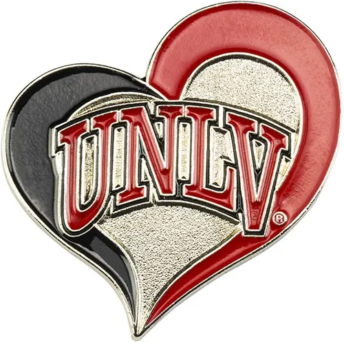 Vista 18 de aminco NCAA - Pin de corazón de remolino unisex