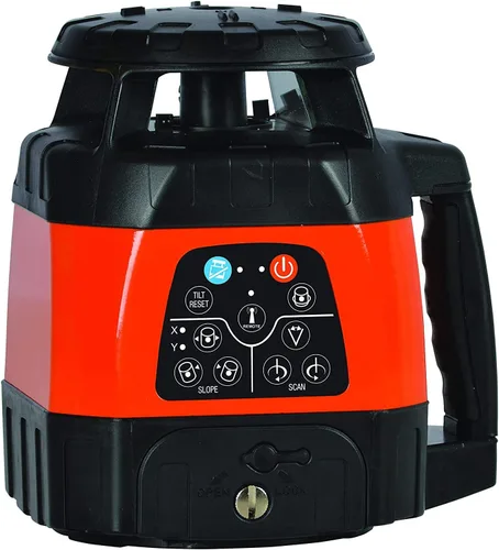 Vista 2 de Johnson Level & Tool 40-6526 - Láser rotativo electrónico autonivelante horizontal y vertical, rojo, 1 láser
