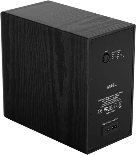Vista 5 de TOPPING Monitor de estudio activo MA4, altavoz de campo cercano alimentado Negro
