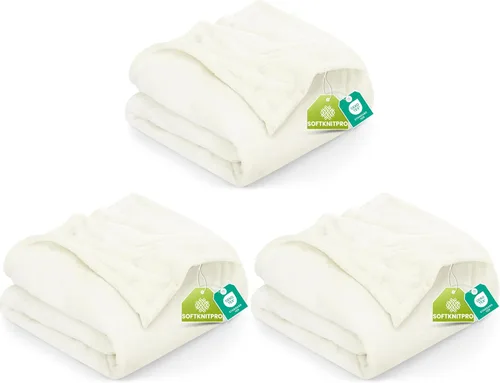 Vista 33 de Utopia Bedding - Manta de vellón de lujo, mullida, antiestática; manta de suave microfibra de 8.8 oz/yd² (300 g/m²) para sofá y cama; tamaño Gris