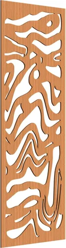 Vista 6 de 9 3/8"W x 24 3/8"H x 1/4"T Northfield Decorativos Paneles de Pared de Madera Calado, Abedul
