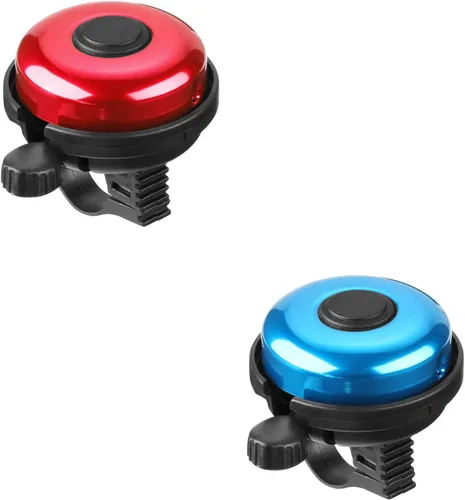 Vista 10 de Accmor Campana de Bicicleta Clásica, Campana de Bicicleta de Aluminio, Campana de Bicicleta de Sonido Fuerte Nítido y Claro para Adultos y Niños