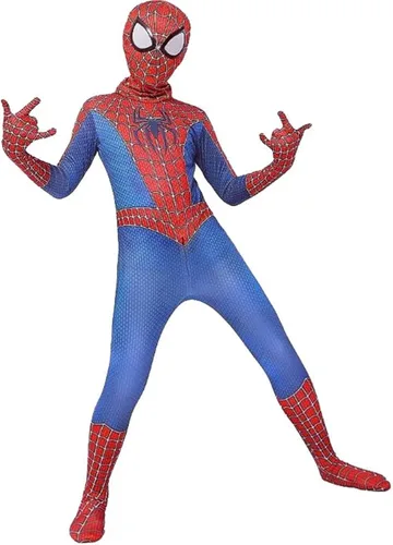 Vista 4 de Disfraz de superhéroe para niños, estilo 3D, traje de cosplay de Halloween