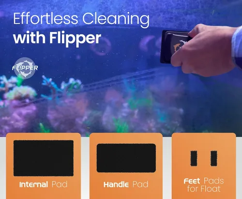 Vista 3 de Flipper Cleaner MAX Kit de reparación de mantenimiento para Max Size Original y Flotante Flipper Aquarium Cleaners