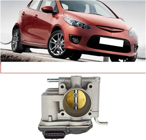 Vista 4 de ZJ3813640 Válvula del acelerador del acelerador Cuerpo del Acelerador Automóvil Compatible con Mazda2 Sport/Touring Hatchback 4 puertas 2011-2014