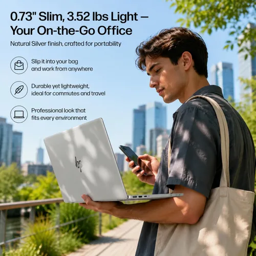 Vista 6 de HP Computadora portátil con pantalla táctil 15.6, AMD Ryzen 7 7730U