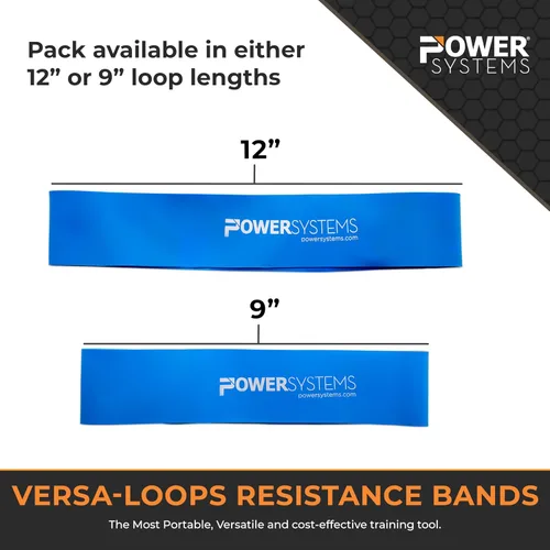 Vista 3 de Power Systems Mini banda de resistencia Versa-Loop, 9 pulgadas