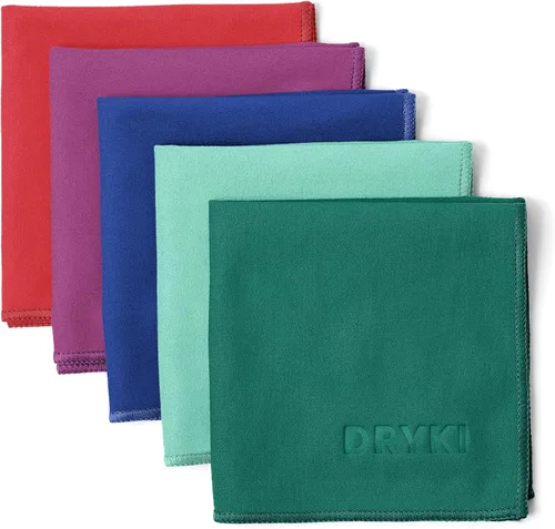 Vista 19 de DRYKI Pocket-Sized Sweat Towels - Original Sweat Absorbing Handkerchiefs Negro