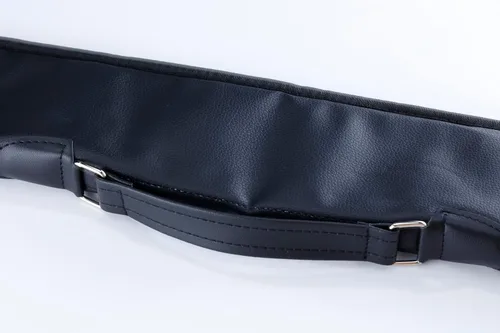 Vista 2 de Bolsa de billar para billar, 1 x 1 funda de poliuretano para taco de piscina, funda suave de 2 piezas, accesorios para mesa de billar