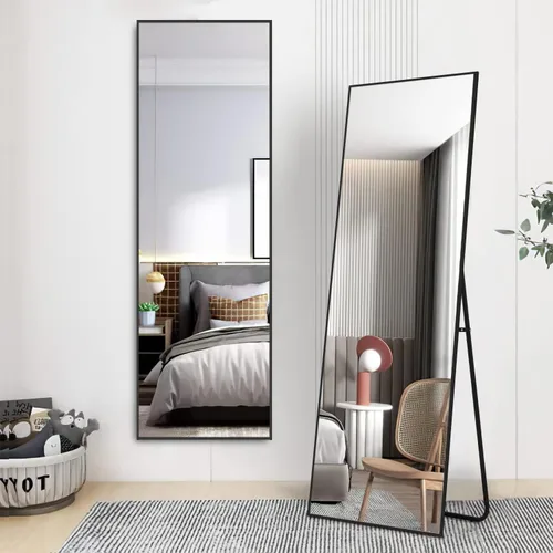 Vista 50 de NicBex Espejo de pared, espejo de aleación de aluminio de 36 x 24 pulgadas, espejo de pared para dormitorio, baño (horizontal/vertical), sala