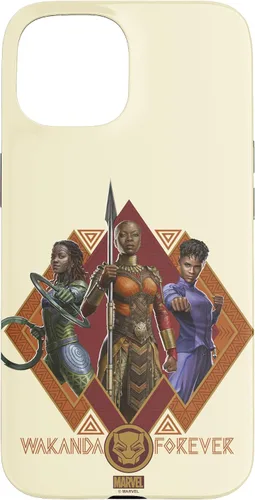 Vista 6 de iPhone 16 Marvel Black Panther: Wakanda Forever Hero Warrior Trio Case