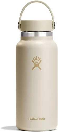 Vista 17 de Hydro Flask Botella de agua – Acero inoxidable aislado – Tapa flexible de boca ancha, antiderrames, a prueba de fugas y recargable en agave de 20
