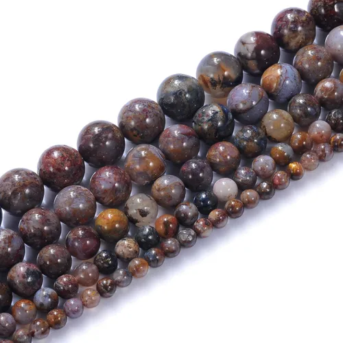 Vista 8 de Cuentas de piedra natural jade australiano redondo DIY