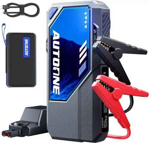 Vista 8 de AUTOONE Arrancador de coche de 4000 A, arrancador de batería portátil para coche compacto de hasta 10.0 L de gasolina y 8.0 L de motor diésel