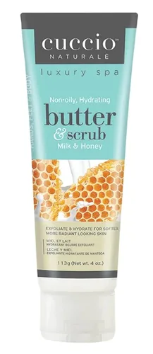 Vista 2 de Cuccio Naturale Butter And Scrub Essentials Kit – Proporciona un tratamiento hidratante intenso para una piel suave y sedosa – Fórmula exfoliante