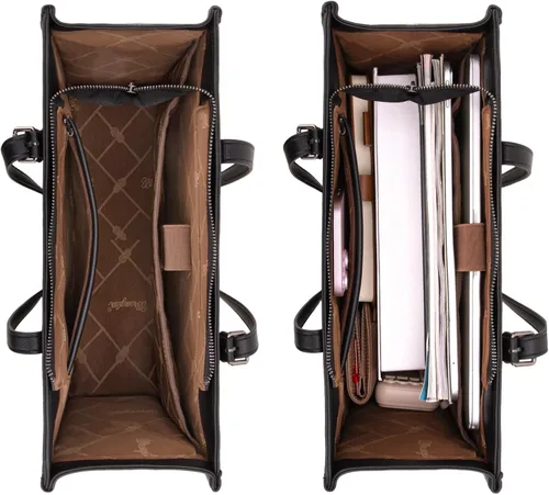 Vista 6 de Montana West Wrangler Aztec - Bolso de hombro de lona con asa superior para mujer