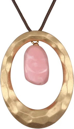 Vista 23 de Jeilwiy Collar de cuero para mujer, collar funky, gargantilla de cuerda con colgante, joyería de estilo bohemio