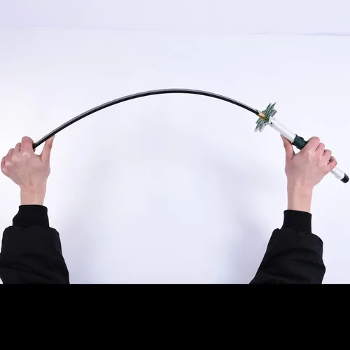 Vista 3 de ziqing Espada para cosplay de Demon Slayer hecha a mano, Katana de 31 pulgadas con múltiples estilos para elegir