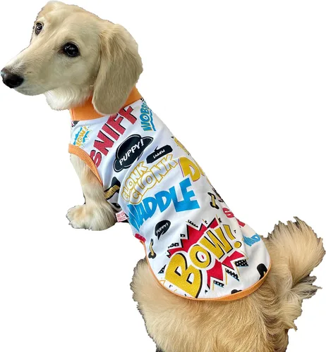 Vista 28 de D Doggy Star - Suéter de perro salchicha para perros, ropa de forro polar, abrigo de invierno (M, bolsillo azul marino)