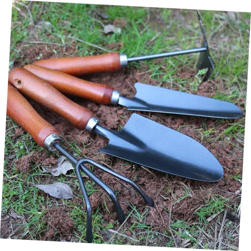 Vista 5 de Mikikit 1set Ergonomic Gardening Hand Trowel Tool High Hardness Spade for Digging Planting and Weeding Multi-Functional Design for Outdoor Gardening