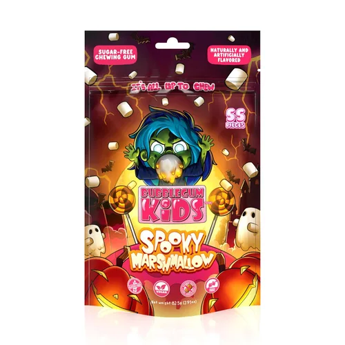 Vista 28 de Bubblegum Kids Hannah's Frozen Banana - Goma de mascar sin azúcar Relleno de calcetines, dulces navideños, recuerdos de fiesta, goma de mascar sin