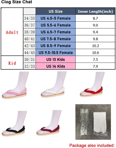Vista 2 de Wolancy Zapatos tipo zueco para cosplay, disfraz de anime, pantuflas con calcetines