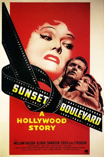 Vista 2 de Póster de película vintage Sunset Boulevard - 11 x 17