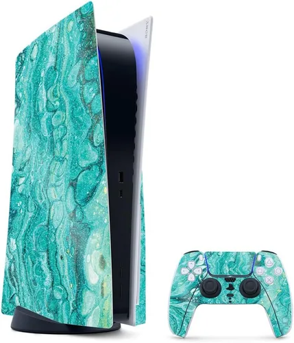 Vista 62 de MightySkins - Skin para juegos con purpurina brillante para PS5 y PlayStation 5, ágata amatista, acabado duradero con purpurina de alto brillo