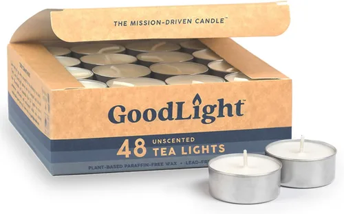 Vista 9 de GoodLight velas de té sin parafina