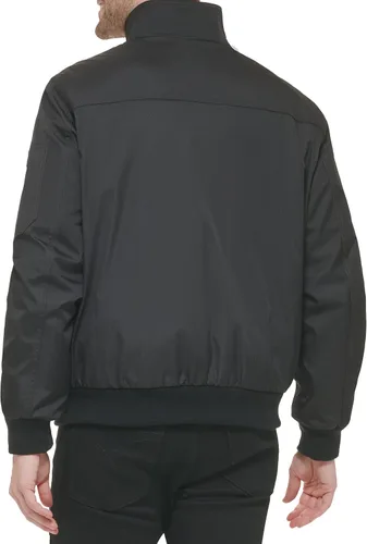 Vista 4 de Calvin Klein Abrigos de invierno para hombre - Chaqueta softshell con capucha forrada de sherpa