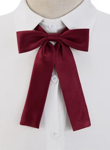Vista 3 de SYAYA Pajarita occidental para mujer, corbatín de coronel para mujer, uniforme de Lolita o cosplay, accesorio de camiseta para graduación WBT-8