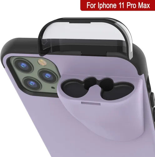 Vista 5 de Punkcase Funda para iPhone 11 Pro Max (serie TopPods) Funda delgada y duradera 2 en 1 diseñada para iPhone 11 Pro Max (6.5 pulgadas) Protege tu