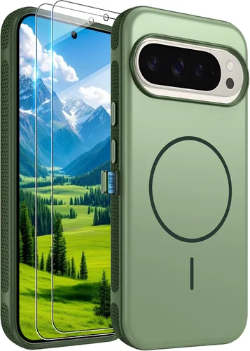 Vista 449 de Jshru Funda para Samsung Galaxy S26 Plus/Galaxy S25 Plus: para Galaxy S24 Plus [compatible con Magsafe] [2 protectores de pantalla HD] cubierta