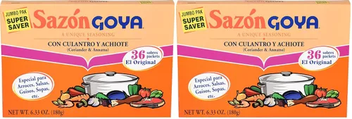 Vista 9 de Goya Foods Sazón Condimento con cilantro y Annatto, 1.41 onzas (paquete de 36)
