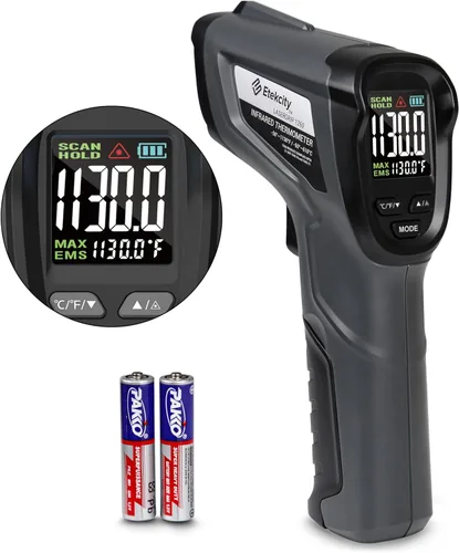 Vista 16 de Etekcity Termómetro infrarrojo láser pistola de temperatura 1080, -58°F ~ 1130°F para carne, alimentos, dulces, pizza, horno, pistola de calor