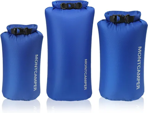 Vista 8 de Bolsa seca impermeable de 30D nailon - Adecuada para senderismo, kayak y rafting - Bolsa de almacenamiento impermeable portátil con cierre de rollo