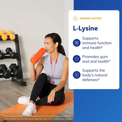 Vista 3 de Pure Encapsulations L-Lisina - Suplemento de aminoácidos esenciales para apoyo inmunológico y encías, salud de los labios* - con L-lisina HCl - 90