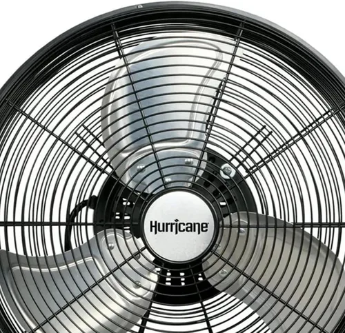 Vista 8 de Hurricane Pro - Ventilador de metal de alta velocidad, Negro, 16