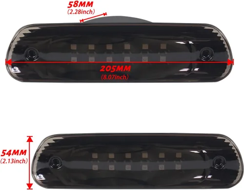 Vista 6 de Tercera luz LED de freno trasera para Grand Cherokee, luz de freno central de montaje alto compatible con Jeep Grand Cherokee 1999-2004