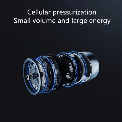 Vista 7 de Leadsound Altavoz portátil, Crystal 3W 1.063 in 8Ω Mini altavoz inalámbrico con conector de audio auxiliar de 0.138 pulgadas, enchufe de graves