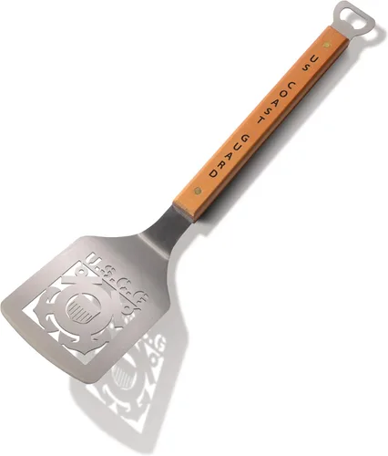 Vista 7 de YouTheFan Universal Classic Series Sportula - Espátula para parrilla de acero inoxidable