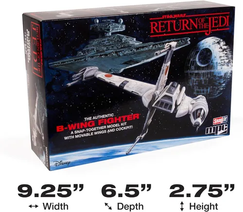 Vista 5 de MPC Star Wars: Return of The Jedi B-Wing Fighter (Snap) Kit de modelo a escala 1:144