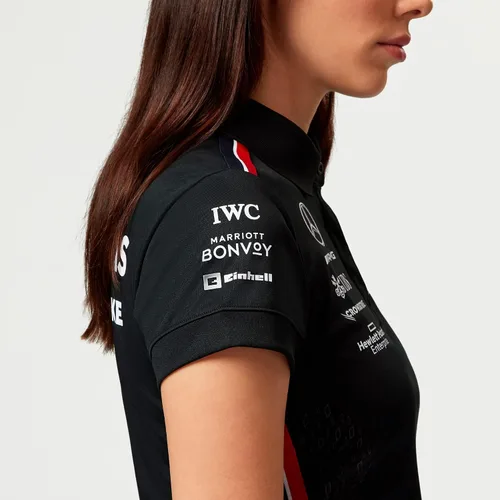 Vista 7 de Mercedes AMG Petronas Polo Team de Fórmula Uno para mujer 2023 Team - Negro - Talla: XXL