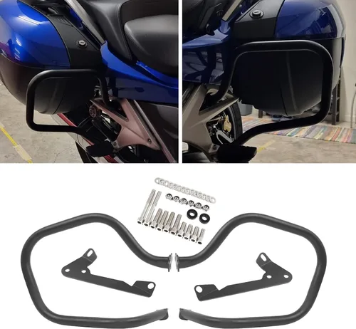 Vista 5 de Worldmotop - Protector de motor de repuesto para BMW R1200RT R1200 RT 2014 2015 2016 2017 2018 (negro, delantero)