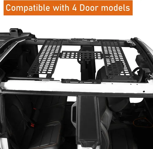 Vista 3 de Hooke Road Bronco - Kit de panel de almacenamiento superior MOLLE para accesorios de 4 puertas Ford Bronco 2021-2026