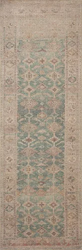 Vista 7 de Loloi Angela Rose Aubrey Collection AUB-02 - Alfombra decorativa de 2 pies 3 pulgadas x 3 pies 9 pulgadas, altura de pelo 0,19 pulgadas, diseño