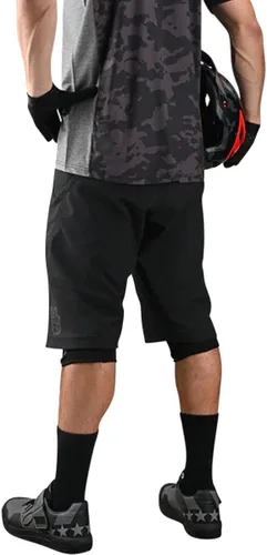 Vista 2 de Troy Lee Designs 2018 Skyline Solid - Pantalones cortos para hombre, color negro, estilo BMX