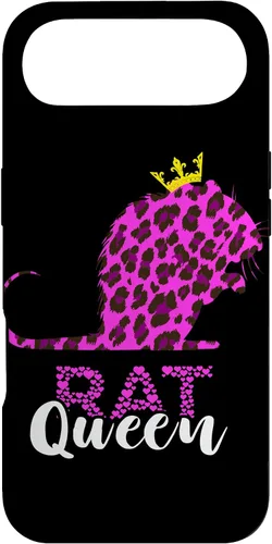 Vista 27 de Rat Queen Crown Leopard Mouse Rat Lover Rodent Rat Owner Case for iPhone 17