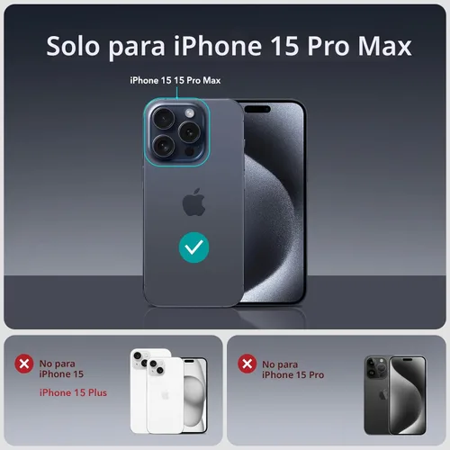 Vista 9 de ESR Paquete de 3+1 protector de pantalla de privacidad para iPhone 15 Plus, protector de pantalla de privacidad de vidrio templado antiespía, bordes